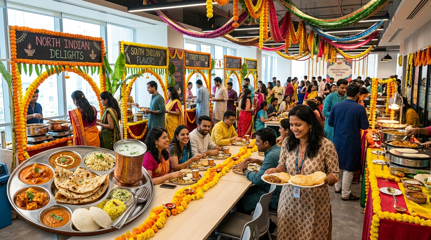 KHAS Regional Food Festival Setup