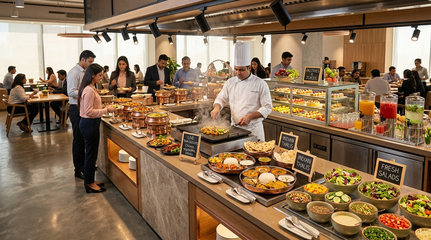 Corporate Cafeteria Setup